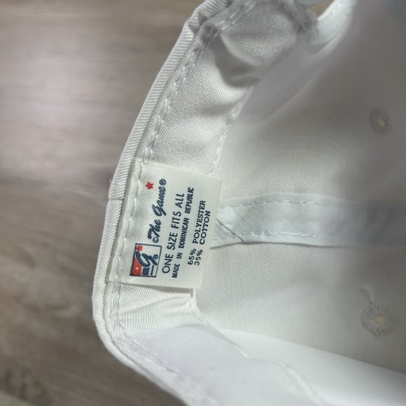 VTG Auburn Tiges‎ Snapback Hat NWT College The Game Bar Line White Cap - Picture 4 of 9